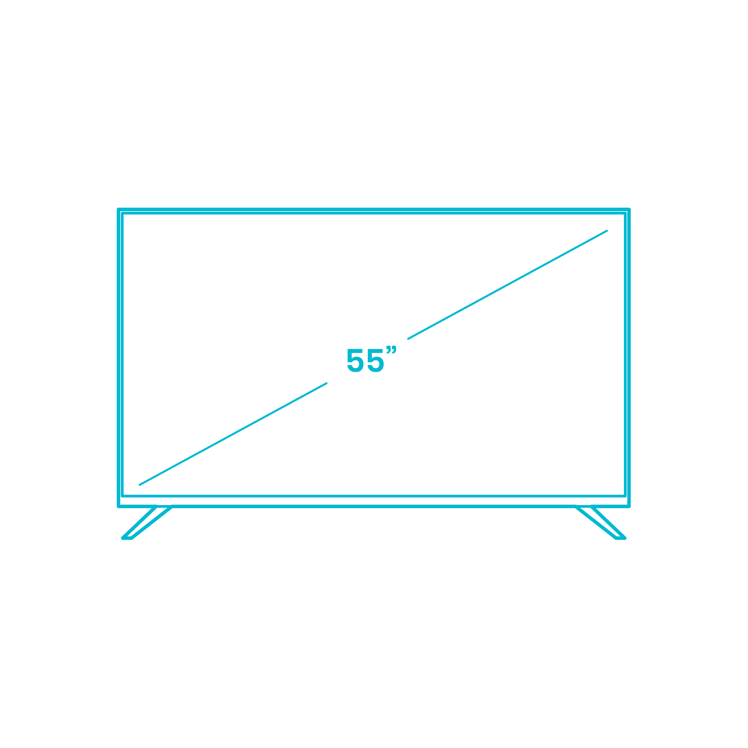 Digital Televisions Tvs Tcl 6 Series Roku Smart Tv 55 Inch Printable Line Art Svg Free Vectors